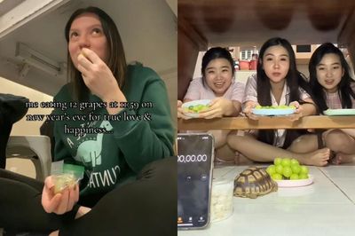 Viral Makan 12 Anggur di Bawah Meja saat Tahun Baru, Benarkah Bawa Keberuntungan?