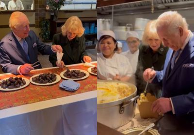 Momen Hangat Raja Charles III dan Ratu Camilla Ikut Siapkan Makanan Berbuka di Bulan Ramadhan