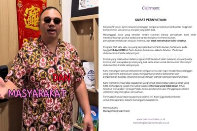 Kronologi Konflik Codeblu dengan Toko Roti Clairmont hingga Berujung Kena Boikot di Media Sosial