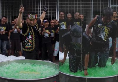 Bobon Santoso Bikin Takjil Jumbo di Yayasan ODGJ, Malah Berujung Jadi Kolam Renang