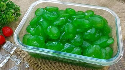 Resep Kolang Kaling Pandan yang Manis dan Empuk
