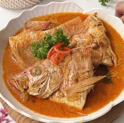 Gulai Ikan Kakap Merah, Sajian Gurih Kaya Rempah yang Menggoda Selera