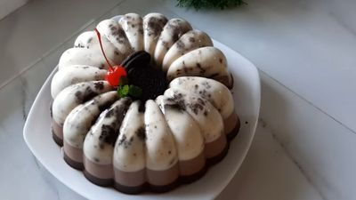 Cara Membuat Puding Lapis Oreo Milo Coklat yang Lembut dan Lezat