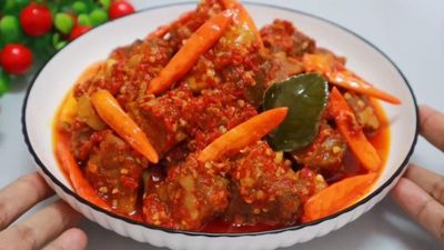 Resep Oseng Mercon Daging Sapi, Pedasnya Bikin Makan Tambah Nasi Terus