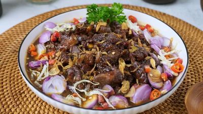 Resep Sate Goreng Kambing Pedas, Dijamin Dagingnya Empuk dan Lezat