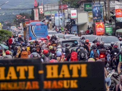 Libur Nasional Besok, Kawasan Puncak Bogor Terapkan Ganjil Genap