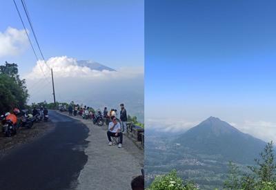 Satu-Satunya Gunung di Jawa Tengah yang Bisa Didaki dengan Motor sampai Puncaknya