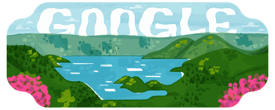 Google Doodle Rayakan 3 Tahun Penetapan Danau Toba sebagai Global Geopark UNESCO