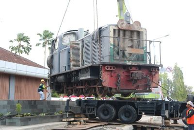 Jember Punya Monumen Baru Lokomotif, Didatangkan Jauh-jauh dari Cilacap
