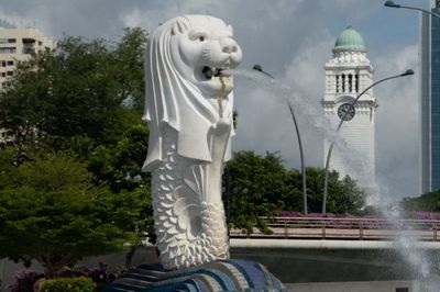 Sederet Fakta Unik Patung Merlion Singapura yang Ditutup karena Perbaikan hingga Desember