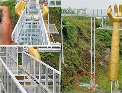 Usut Pecahnya Jembatan Kaca The Geong Banyumas, Tim Labfor Polda Jateng Dikerahkan