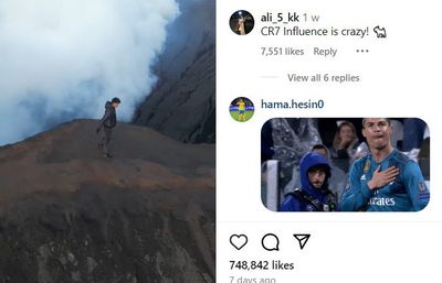 Sambil Selebrasi Siuuu ala Ronaldo di Puncak Bromo, Pemuda Indonesia Ini Tunjukan Keindahan Bromo Pada Dunia