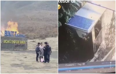 Kaleidoskop Travel 2023: Kebakaran Gunung Bromo karena Flare Prewedding hingga Isu Angker saat Lift Resort Bali Jatuh