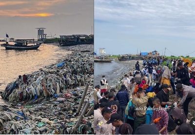 Sempat Kotor Lagi Usai Dibersihkan Pandawa Group, Kini Pantai Teluk Labuan Kembali Dibersihkan Warga Setempat