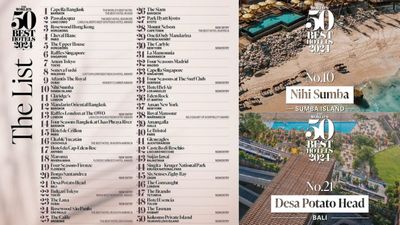 Dua Hotel di Indonesia Masuk Daftar The World’s 50 Best Hotels 2024