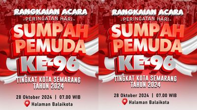 Kota Semarang Gelar Peringatan Hari Sumpah Pemuda 2024, Simak Jadwal Selengkapnya Lur!