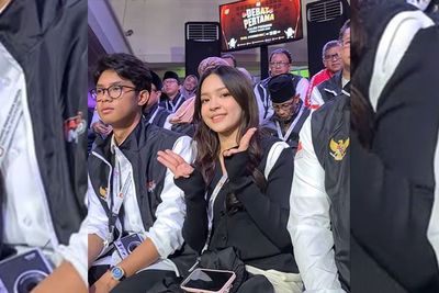 Momen Gemes Alam Ganjar dan AURA Eca Saat Nonton Debat Capres 2024, Pandangannya Bikin Salfok!