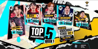 FFWS SEA 2024 Fall Week 1: RRQ Kazu dan Bigetron Delta Tunjukkan Perlawanan Terhadap Tim Thailand