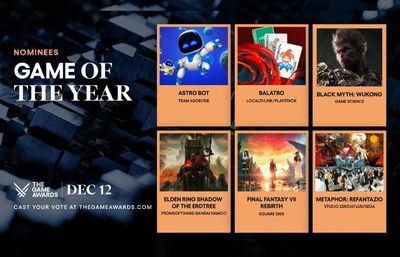 Daftar Lengkap Nominasi Game of the Year di The Game Awards 2024!