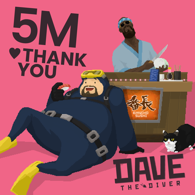 DAVE THE DIVER Lampaui 5 Juta Penjualan: Petualangan Laut dan Bisnis Sushi yang Mendunia