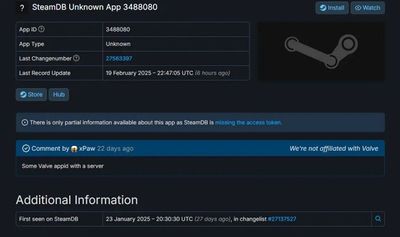 Game Misterius Valve Tanpa Nama Muncul di Steam, Spekulasi Meningkat