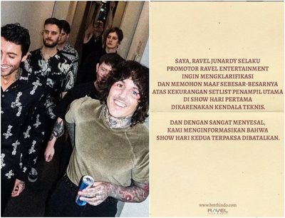 Konser BMTH Day 2 Resmi Dibatalkan, Ini Kata Pihak Promotor