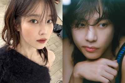 Rilis Poster Comeback, IU dan V BTS Bersatu Dalam Love Wins Disutradarai Uhm Tae Hwa