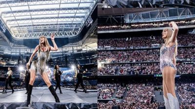 Taylor Swift Konser The Eras Tour di Stadion Santiago Bernabeu