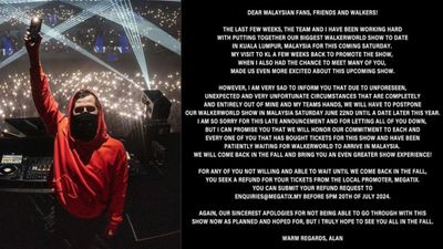 Konser Alan Walker di Malaysia Batal, Ini Klarifikasinya dari Sang DJ!