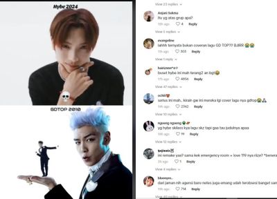 Hybe Dituding Plagiat G-Dragon dan TOP BigBang di Lagu TWS Double Take , Netizen Serbu Kolom Komentar