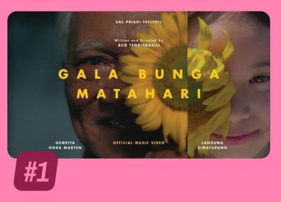 MV Gala Bunga Matahari dari Sal Priadi Telah Tayang Tampilkan Gemi Jadi Trending #1, Bikin Netizen Mewek