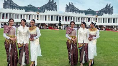 Momen Mawar Eva De Jongh, Novia Bachmid, dan Olivia Pardede di Istana Negara IKN, Diapresiasi dari Undangan