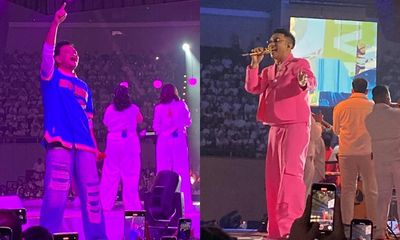 Momen Haru Kahitna Nyanyikan Takkan Terganti untuk Mendiang Carlo Saba di Konser 2 Tahun Menuju 40