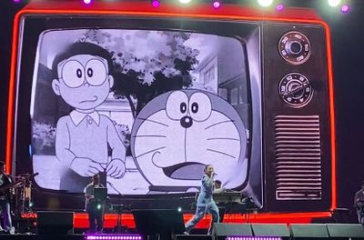 Tampil Beda, Rossa Nyanyikan Lagu Doraemon dan Crayon Shinchan di Synchronize Fest 2024!