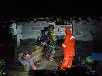 Ratusan Warga Jember Terdampak Banjir, 2 Rumah Rusak Rawan Ambruk dan Dinding Jebol Akibat Longsor
