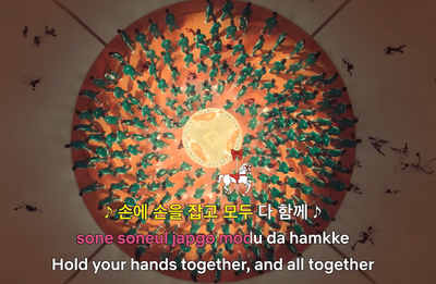 Lirik Lagu Viral Round and Round , Backsong Mingle Game Squid Game 2