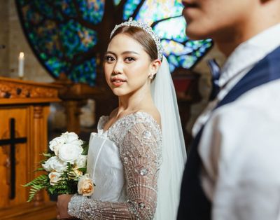 Beredar Foto Sisca Saras Pakai Gaun Pengantin, Ternyata untuj Video Musik Tak Berakhir Sama :