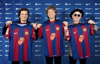 Barcelona Pakai Jersey Khusus The Rolling Stones di El Clasico Oktober 2023