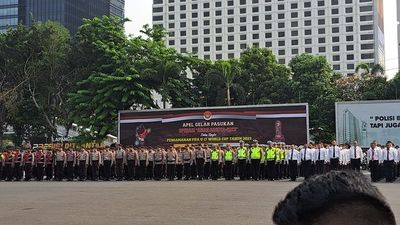 Gelar Pasukan Pengamanan Piala Dunia U-17 2023, 2.348 Personel Polda Metro Dicek Kesiapanya