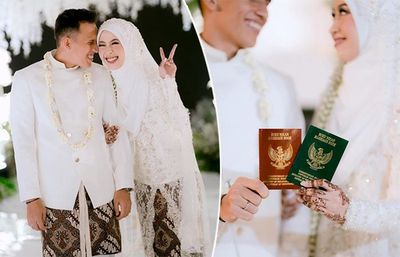 Momen Bahagia Adiba Khanza dan Egy Maulana Vikri yang Sudah Sah Jadi Pasangan Suami Istri