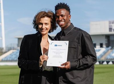 Vinicius Jr Ditetapkan Sebagai Duta Goodwill UNESCO untuk Mendorong Pendidikan Universal