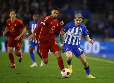 Meski Kalah di Kandang Brighton, AS Roma Tetap Melaju ke Perempat Final Europa League