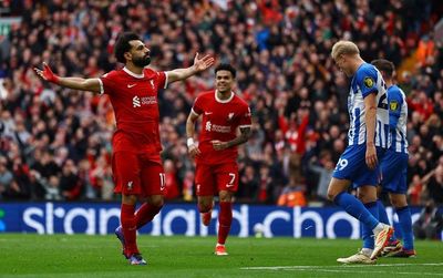 Liverpool Raih Kemenangan Dramatis atas Brighton di Anfield, Mohamed Salah Jadi Penyelamat!