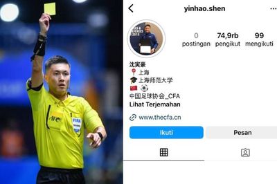 Netizen Ramai Follow Akun Fake Instagram Wasit Shen Yinhao, Jangan Gampang Terkecoh!