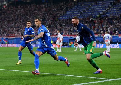 Dramatis, Gol Menit Akhir Zaccagni Bawa Italia ke Babak 16 Besar