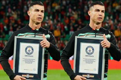 Tembus 132 Pertandingan Bersama Portugal, Cristiano Ronaldo Raih Penghargaan Guinness World Record