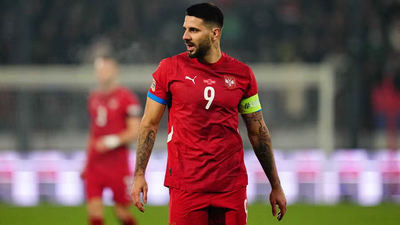Mitrović On Fire! Serbia Bungkam Andorra Lewat Hattrick di Laga Ke-100