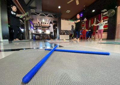 Mengenal Olahraga Pound Fit yang Lagi Booming di Parepare Sulsel, Gunakan Stik Drum Sambil Senam