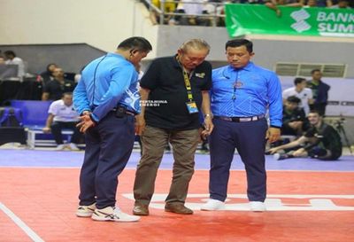 Dinilai Gagal Menjadi Tuan Rumah, GOR PSCC Palembang Bocor di Tengah Pertandingan