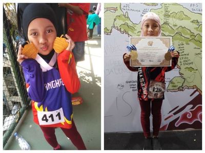 Azzahra Rania Putri, Anak Tukang Becak yang Mampu Cetak Prestasi Luar Biasa sebagai Atlet Sepatu Roda